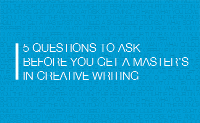 masters in creative writing online