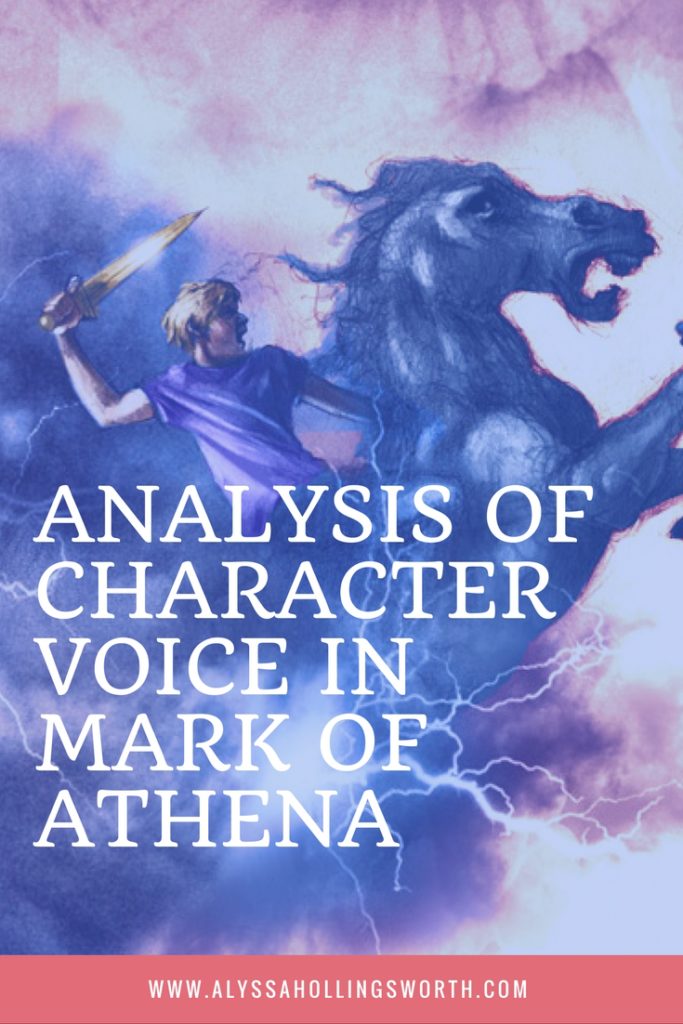 ANALYSIS OF CHARACTER VOICE IN MARK OF ATHENA 