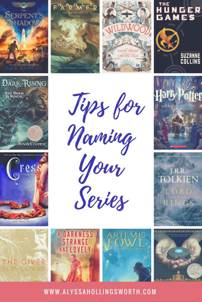 Tips for Naming Your Series 