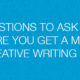 5 Questions to Ask Before You Get a Master’s in Creative Writing