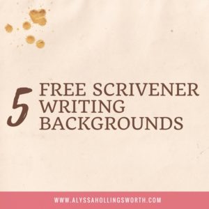 FREE SCRIVENER WRITING BACKGROUNDS