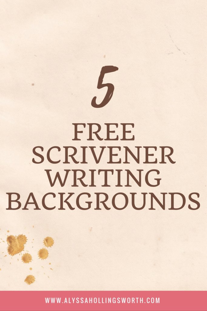 FREE SCRIVENER WRITING BACKGROUNDS